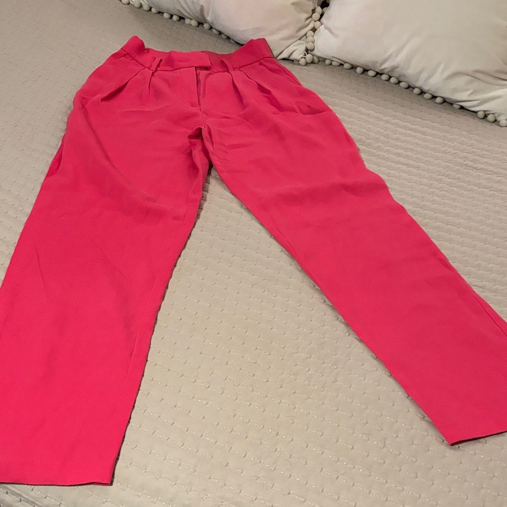 H&M Vibrant Pink Wide Leg Pants